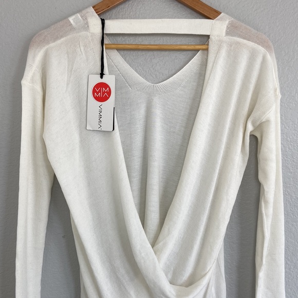 Revolve Vimmia Shavasana Reversible White Sweater - Picture 5 of 14